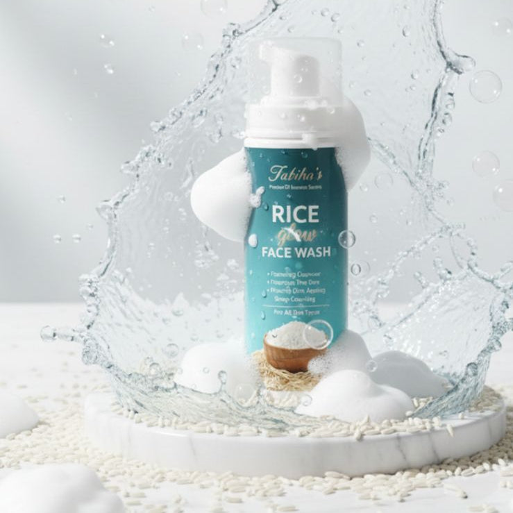 FABIHA’S Rice Glow Face Wash – 100 ml